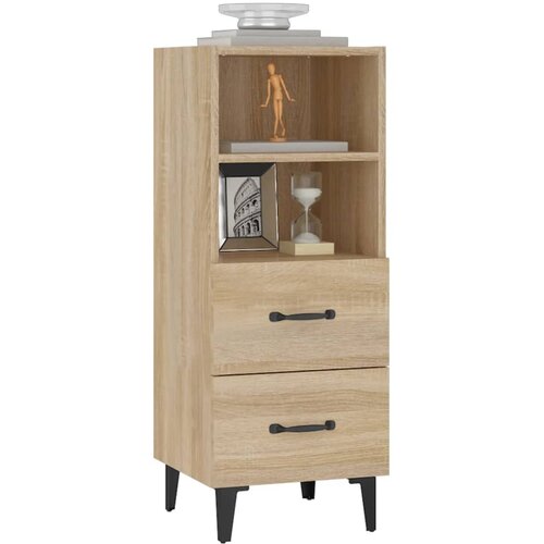  Komoda boja hrasta sonome 34,5x34x90 cm od konstruiranog drva Slike
