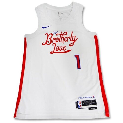 Nike Majice &amp;amp; Polo majice Philadelphia 76ers Swingman Jersey City Edition 22 James Harden Rdeča Slike