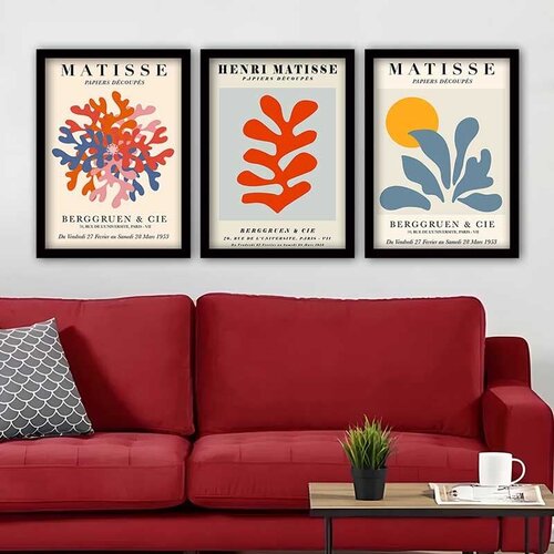 Wallity Set uramljenih slika 3SC_UN161162, 3 dijela Cene