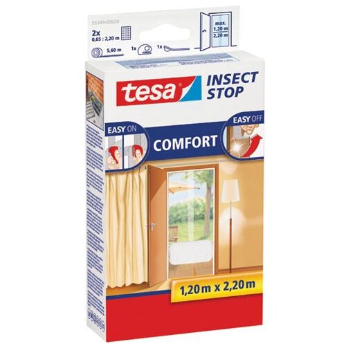 Tesa Mreža proti mrčesu Tesa Comfort (za vrata, 2 x 2,2 m, bele barve) Cene