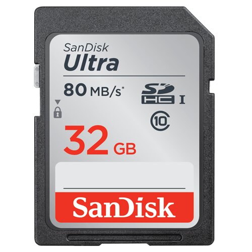 Sandisk SD 32GB Ultra SDHC UHS-I Class 10 - SDSDUNC-032G-GN6IN memorijska kartica Slike