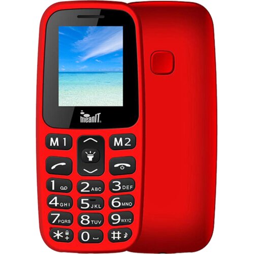Mean IT Mobilni telefon, 1.77&rdquo; zaslon, Dual SIM, BT, SOS tipka &ndash; VETERAN I MOBILNI TELEFON-CRVENI Cijene