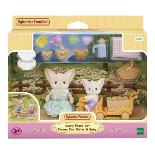 SYLVANIAN - Set za sončni piknik - Sestrica Feniksovih lisic &amp;amp; dojenček, (21336832) Slike