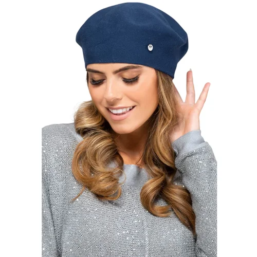 Kamea Woman's Beret K.19.071.13 Navy Blue