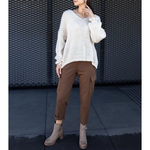 UR/CEO Brown cargo pants with patch pockets Nuala Cene