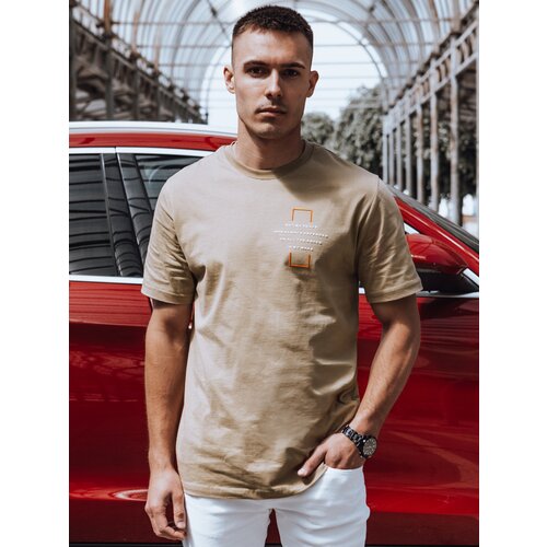 DStreet T-shirt męski kamelowy Cijene