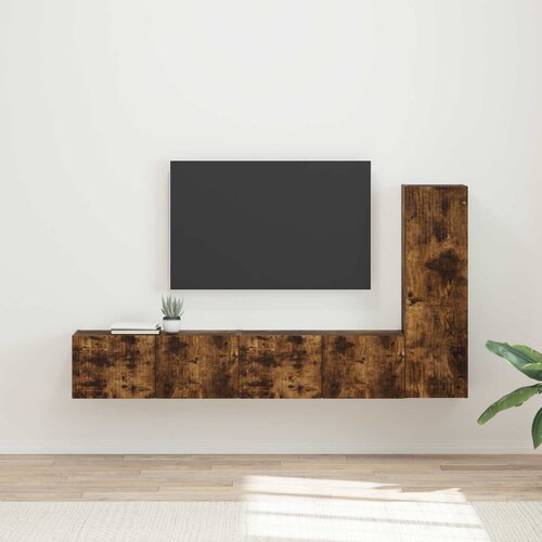  Set TV komoda 3 kom. Konstruirano drvo Slike