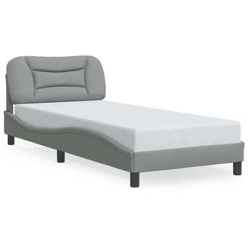  Okvir kreveta s LED-om bez madraca Hvar 90x190 cm od tkanine Slike