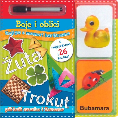 Lusio Edukativna knjiga Piši-briši: Boje i oblici Cene