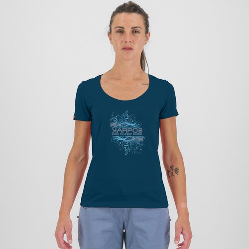 Karpos crocus w t-shirt, ženska majica za planinarenje, plava 2532018 Cene