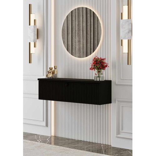 Hanah home komoda Mimosa 70, 70 cm, crna Cene
