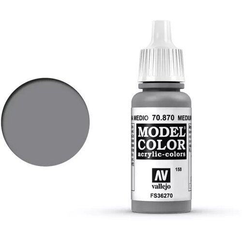 Vallejo Model Color 158 srednje siva (Medium Sea Grey) (870) - 17 ml Cene