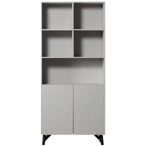 BePureHome Svetlo siv regal iz masivnega manga 90x200 cm Carved – Cene