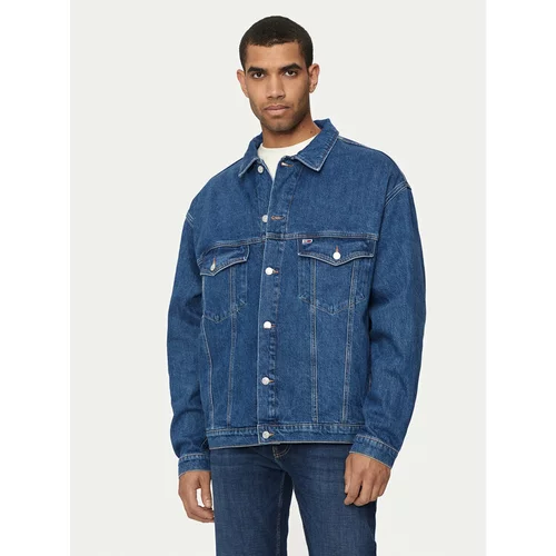 Tommy Jeans Jeans jakna Aiden DM0DM19366 Modra Oversize