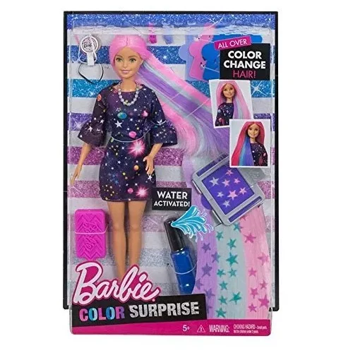 Barbie sa bojama za kosu