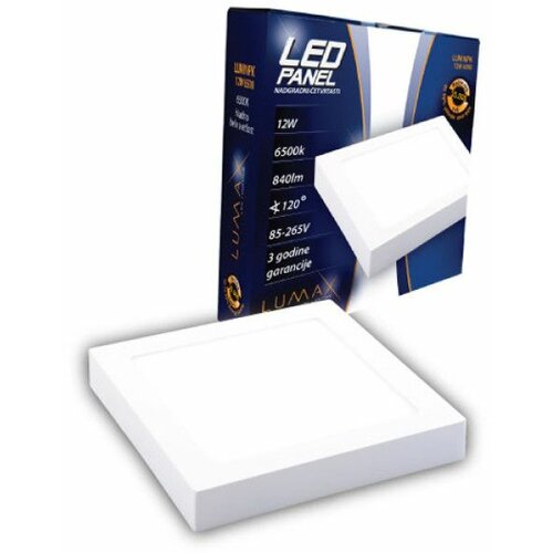 Lumax led panel LUMNPK-12W-6500KL nadgradna kocka 12W, 6500K hladno-bela Cene