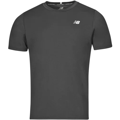 New Balance Majice s kratkimi rokavi CORE RUN SHORT SLEEVES Črna