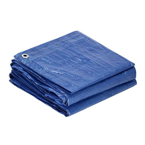 Springos Plandeka 60g/m2 4x5m je debela modra za&amp;scaron;čitna tkanina., (21630490) Slike