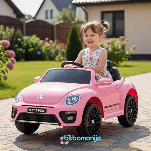  Auto na akumulator Volkswagen Beetle Dune - SM-25505R, Roze Cene