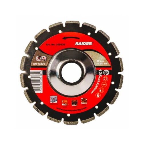 Euromaster Co.ltd Ploca RD za brusenje dijamantska 125*22.2mm 209936 Cene
