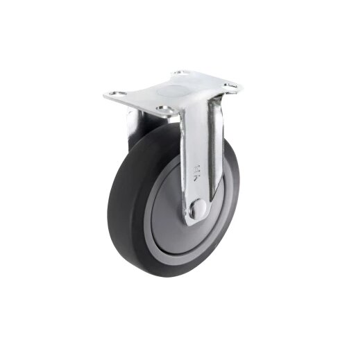 Toolcraft TO-5137923 Fiksirani kotačić TPR 100 mm s navojnom pločicom Slike