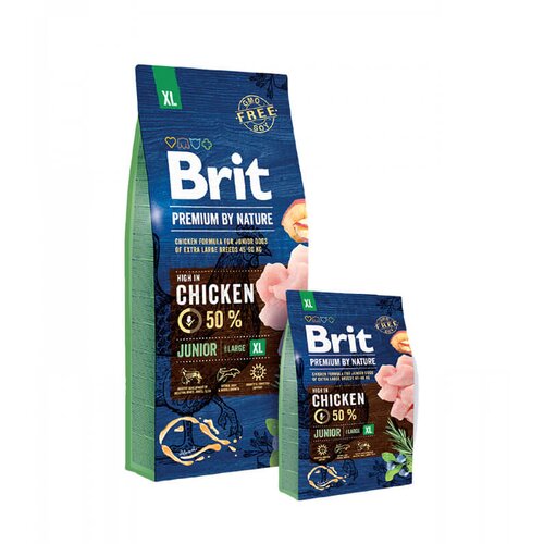 Brit Premium by Nature Junior XL - hrana za &scaron;tence veoma velikih rasa sa piletinom (3kg, 15kg) 15kg Cene