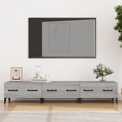 Furnova TV omarica siva sonoma 150x34,5x30 cm konstruiran les, (21922518) Slike