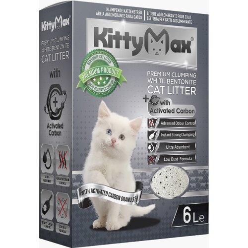 KITTY MAX posip za mačke carbon 6l Cene