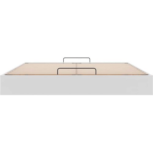 VidaXL okvir kreveta bez madraca bijeli 180x200 cm od umjetne kože Slike
