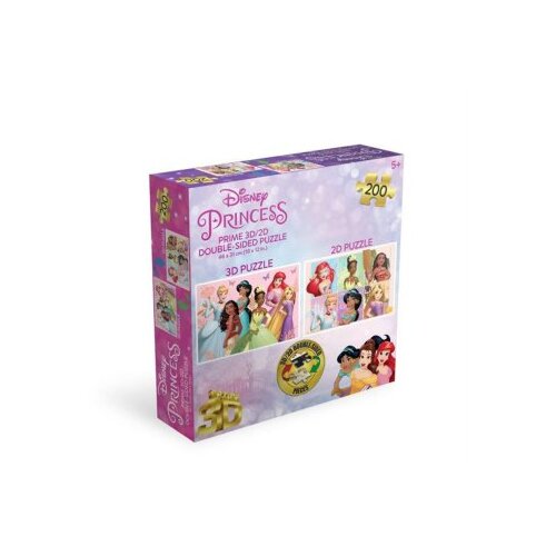  Puzzle 3d 200 pcs princess 46x31cm 37550 ( 114/37550 ) Slike