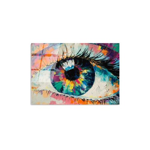 Wallxpert dekorativna slika od kaljenog stakla eye (uv 179) 70 x 100 cm Slike