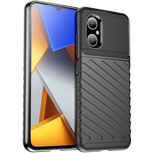 Onasi Silikonski ovitek Tunder Armor za Poco M5 - črn Cene