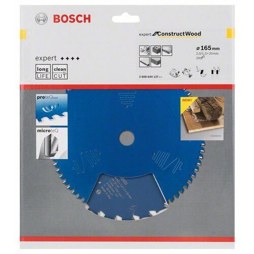 Bosch 2608644137 list kružne testere expert for construct wood 165 x 20 x 2,0 mm, 24 Cene
