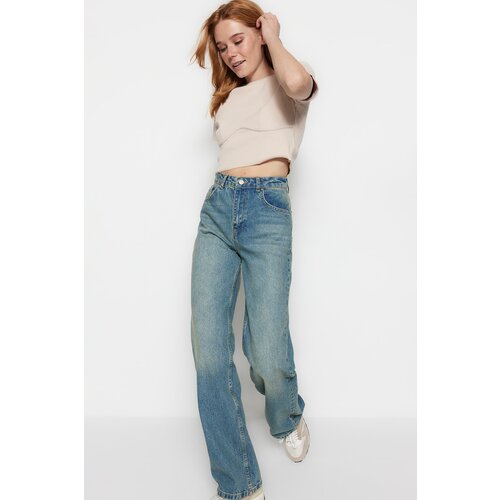 Trendyol Jeans - Blue - Wide leg Cijene