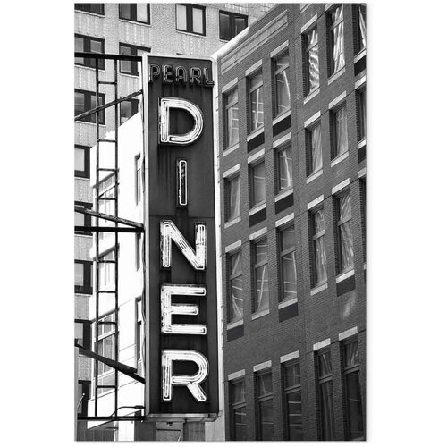  Slika - New York Neon Sign (1 Part) Vertical 20x30 Akustična Slike
