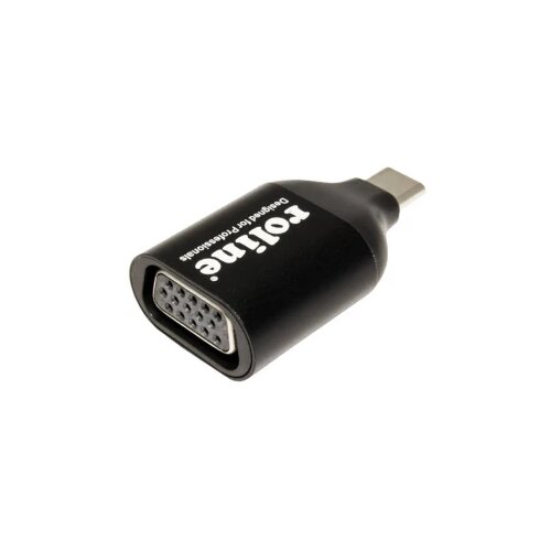Roline 12.03.3228 USB-C™ / VGA adapter crna Cijene