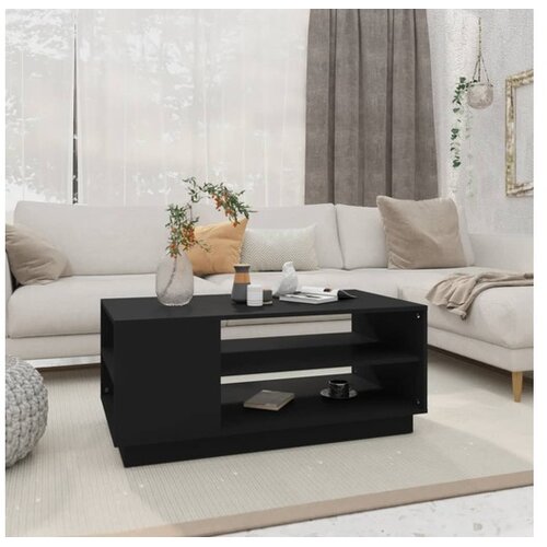  Stolić za kavu crni 102 x 55 x 43 cm od iverice Cijene