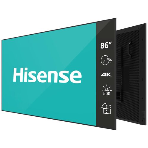 Hisense 86" 86GM50D 4K UHD 500 nita Digital Signage Display - 18/7 Operation Cene
