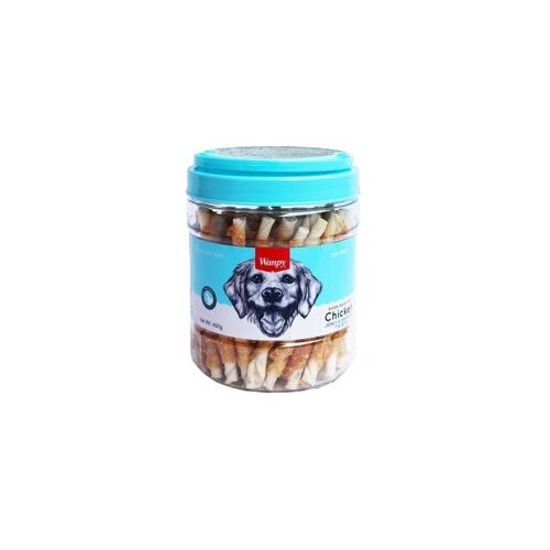 WANPY Jerky & Rawhide twists Piletina poslastica za pse u tegli 400g Cene