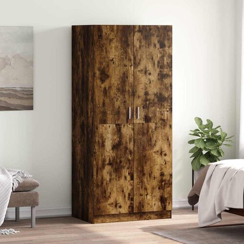  Ormar boja dimljenog hrasta 80 x 52 x 180 cm konstruirano drvo Slike