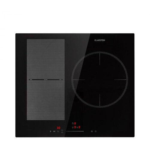 Klarstein Delicatessa 3 Flex, indukcijska kuhalna plošča, 3 plošče, 6600 W, steklokeramika, črna Cene