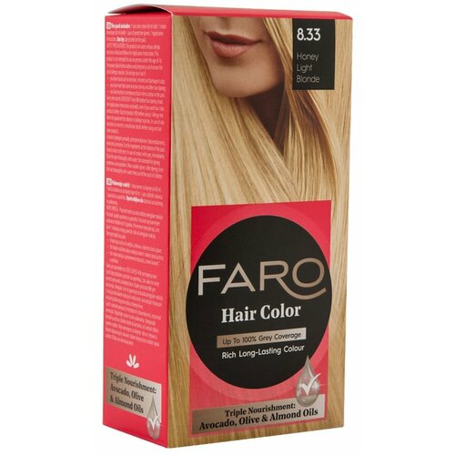 Faro farba za kosu 8.33 medeno svetlo plava Slike
