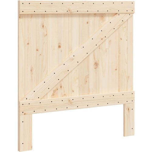 Maison Chic posteljno vzglavje - vzglavna omarica - nočna omarica 100x104 cm trdna borovina, (21704433) Slike