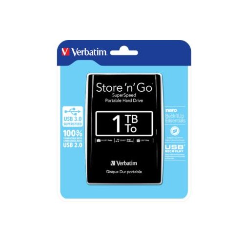 Verbatim Store n Go Portable 1TB USB 3.0 black Slike
