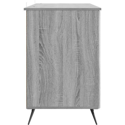  Stol Siva sonoma 142,5 x 50 x 75 cm Konstruirano drvo Slike