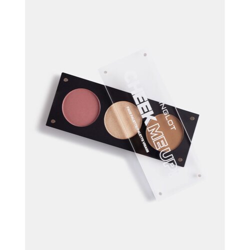 Inglot Face Palette osvetljevalec, bronzer in rdečilo odtenek Cheek Me Up! 7 g Slike