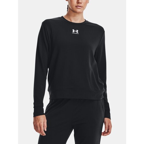 Under Armour T-Shirt Rival Terry Crew-BLK - Women Cene