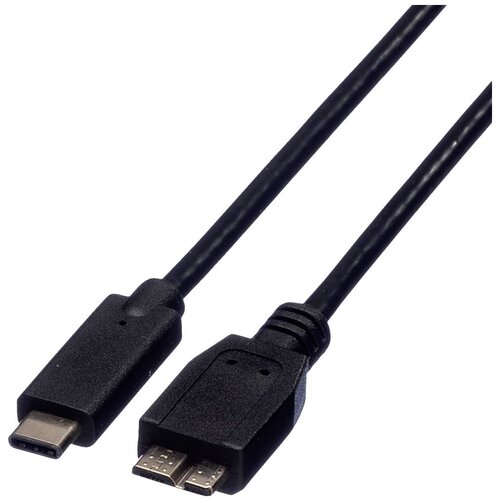 Roline USB kabel USB 3.2 gen. 1 (USB 3.0) USB-C&reg; vtič\, USB-mikro-B 3.0 vtič 1.00 m črna za&scaron;čiten 11.02.9006, (20416354) Cene