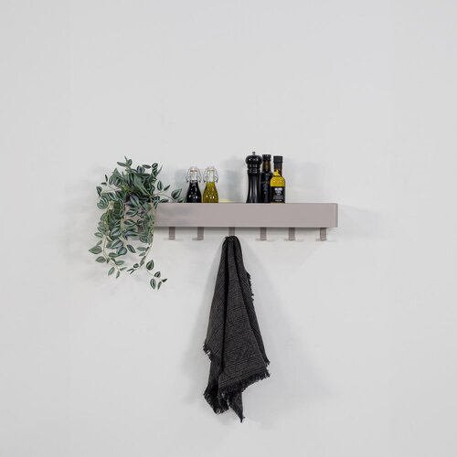 Spinder Design Svetlo siva jeklena stenska kopalni&amp;scaron;ka polica Multi &amp;ndash; Slike