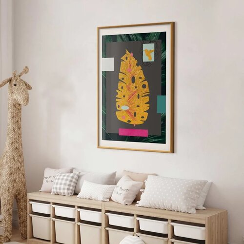  Plakat Golden Leaf 60x90 Cene
